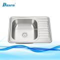 Foshan OEM Built-in Drainboard SUS304 Fregadero 500 mm con protección de borde